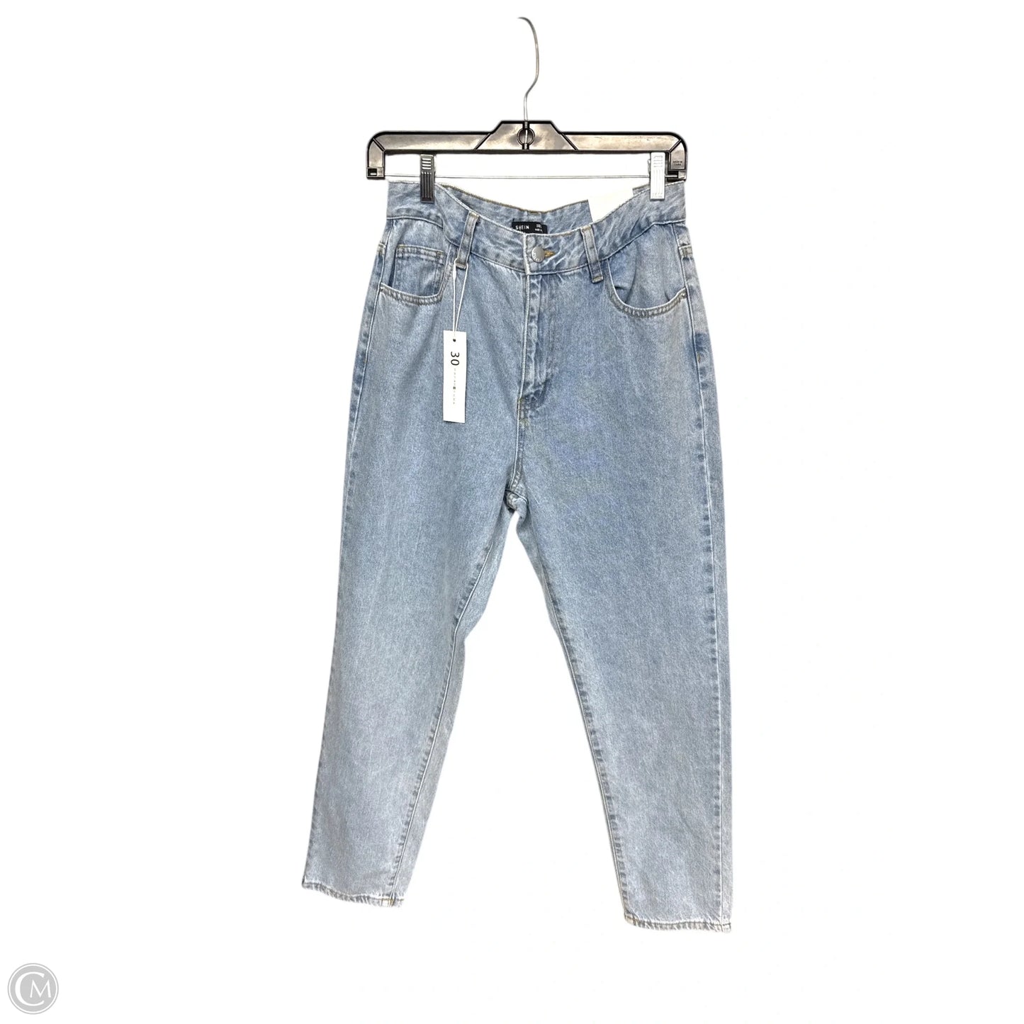 Jeans Skinny By Shein In Blue Denim, Size: 30