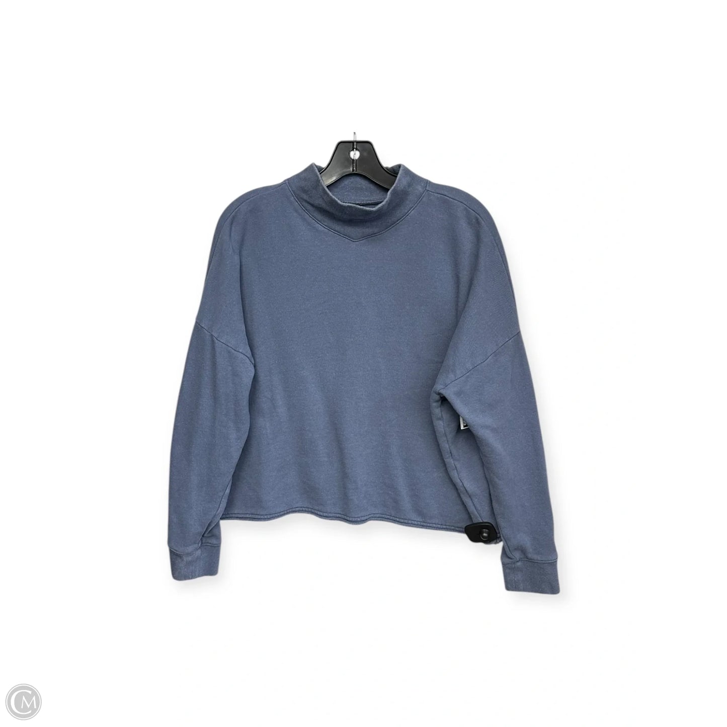 Sweatshirt Collar By Madewell In Blue, Size: M