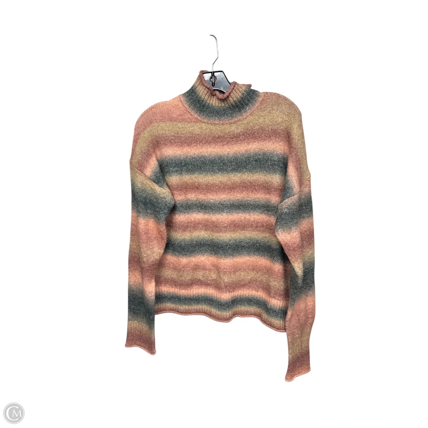 Sweater By Evereve In Grey & Pink, Size: S