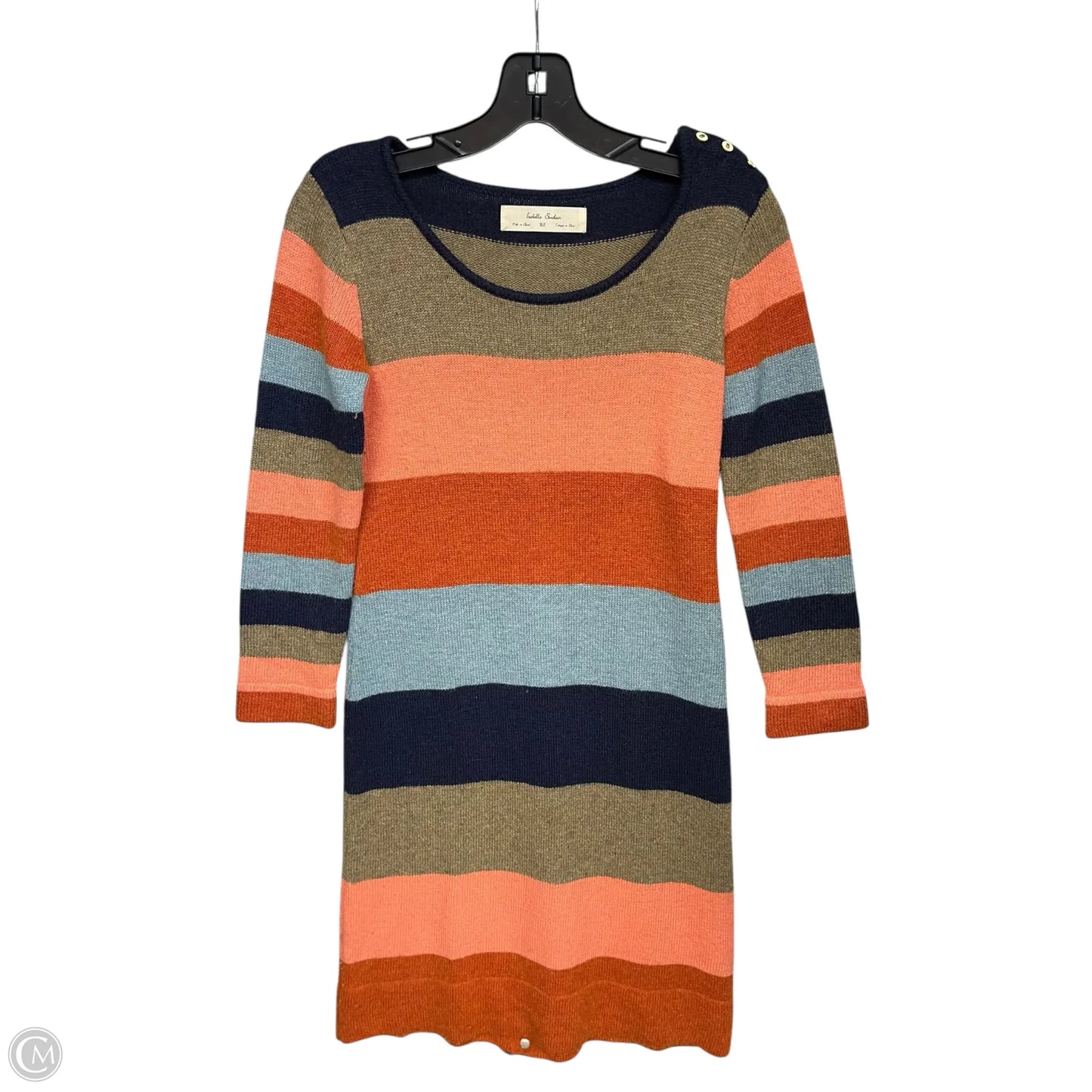 Dress Sweater By Clothes Mentor In Striped Pattern, Size: Xs