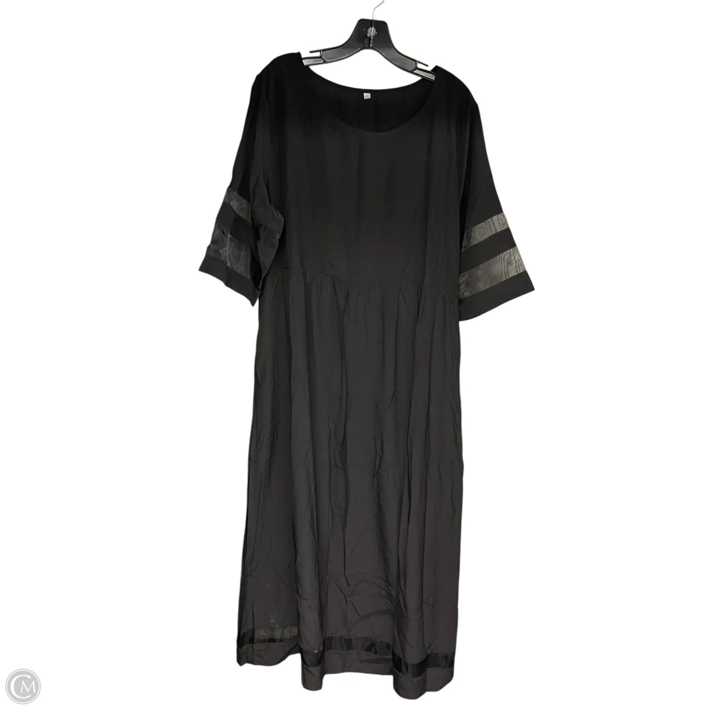 Dress Casual Maxi By Clothes Mentor In Black, Size: 2x