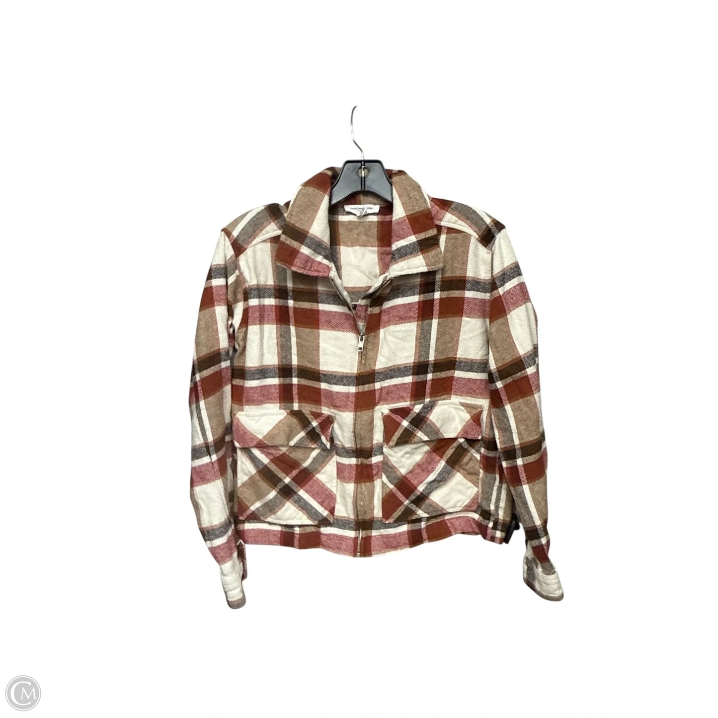 Jacket Other By Beachlunchlounge In Plaid Pattern, Size: Xs