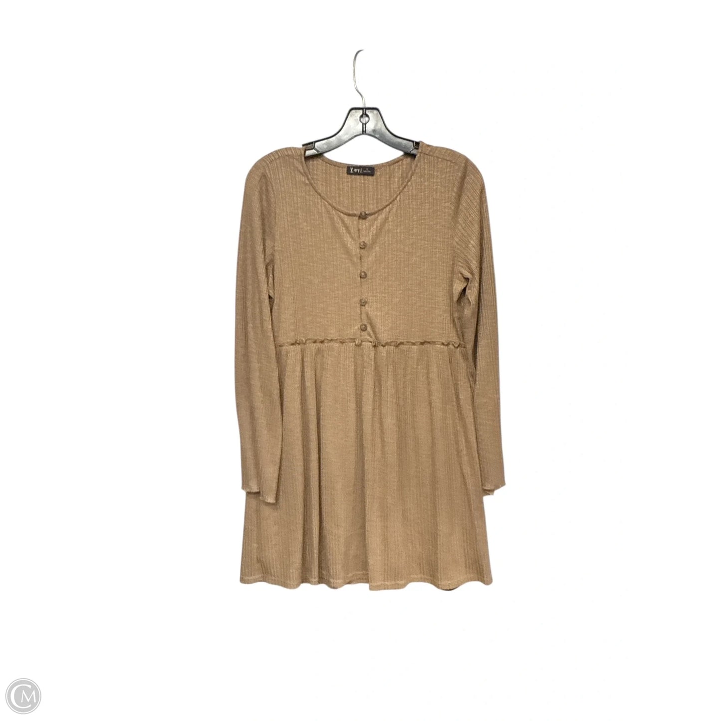 Dress Casual Midi By Very J In Brown, Size: S