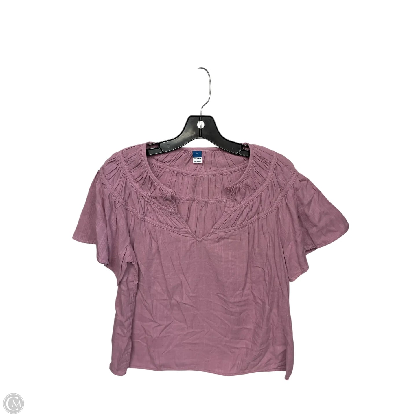 Top Short Sleeve By Old Navy In Purple, Size: S