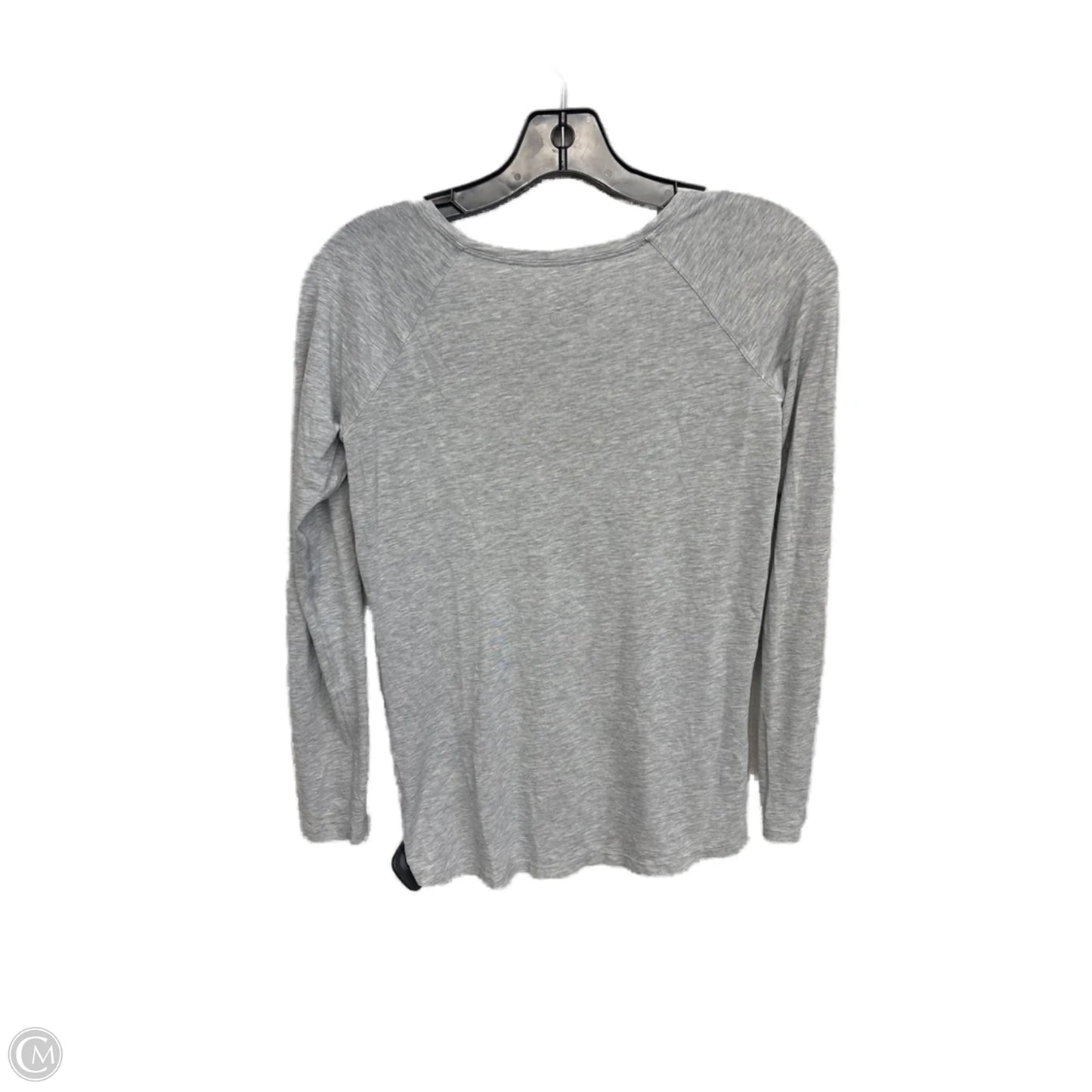 Athletic Top Long Sleeve Crewneck By Lululemon In Grey, Size: S
