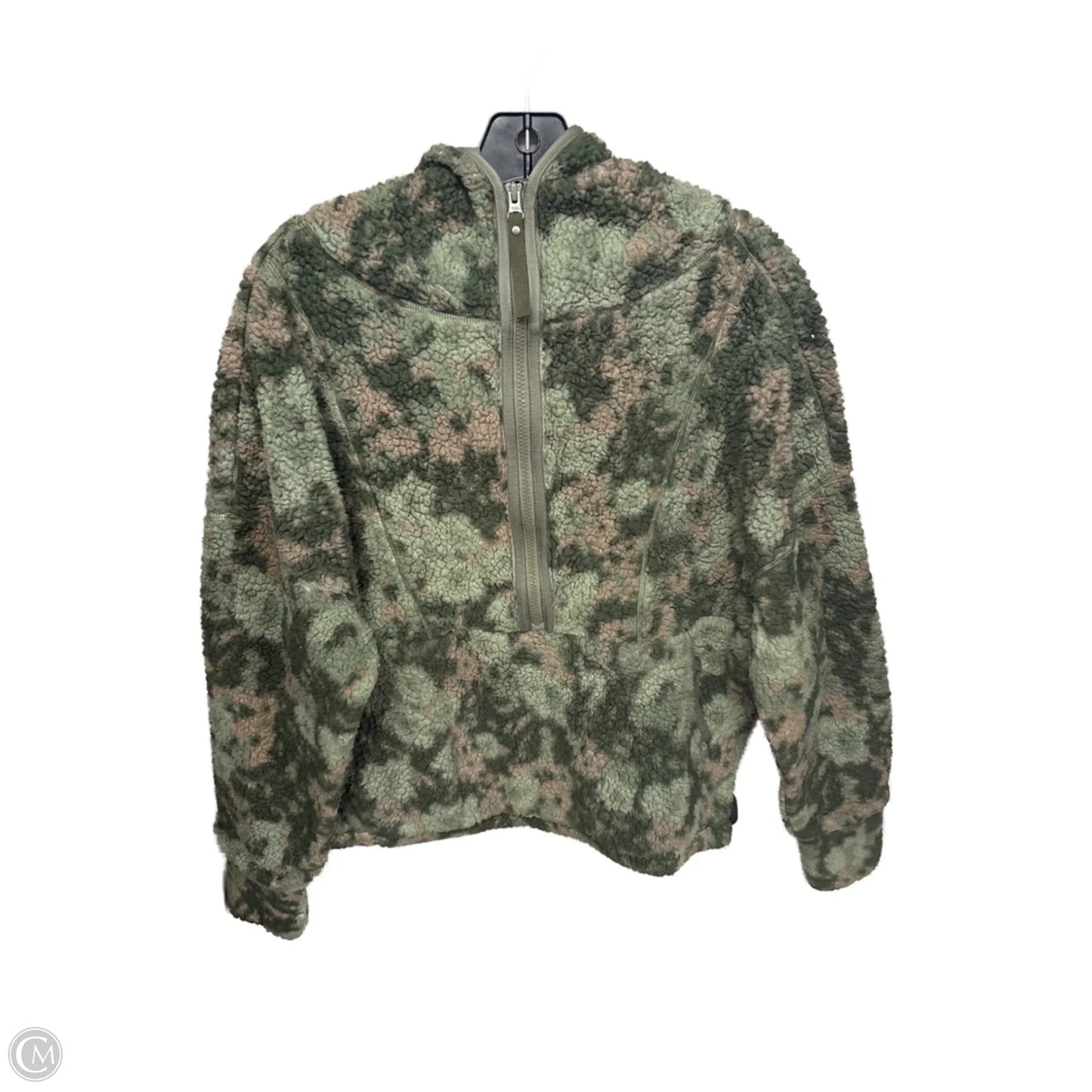 Jacket Faux Fur & Sherpa By Prana In Camouflage Print, Size: M