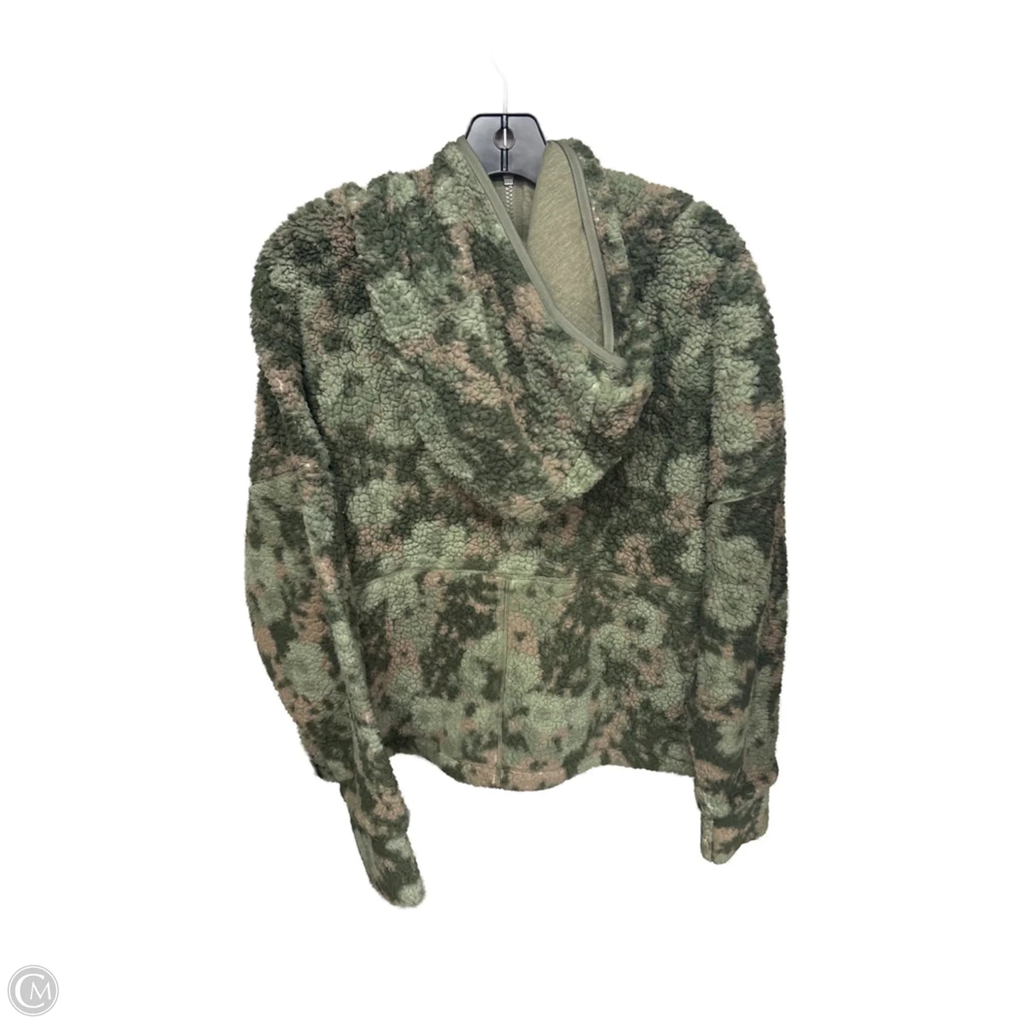 Jacket Faux Fur & Sherpa By Prana In Camouflage Print, Size: M
