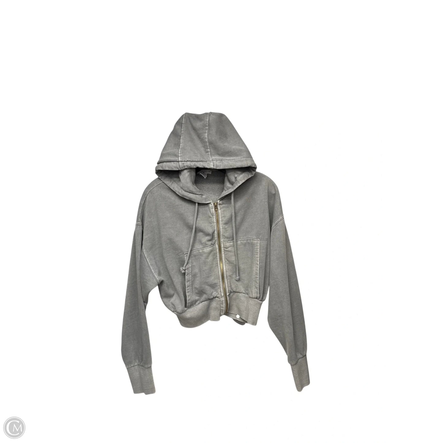 Sweatshirt Hoodie By Clothes Mentor In Teal, Size: M