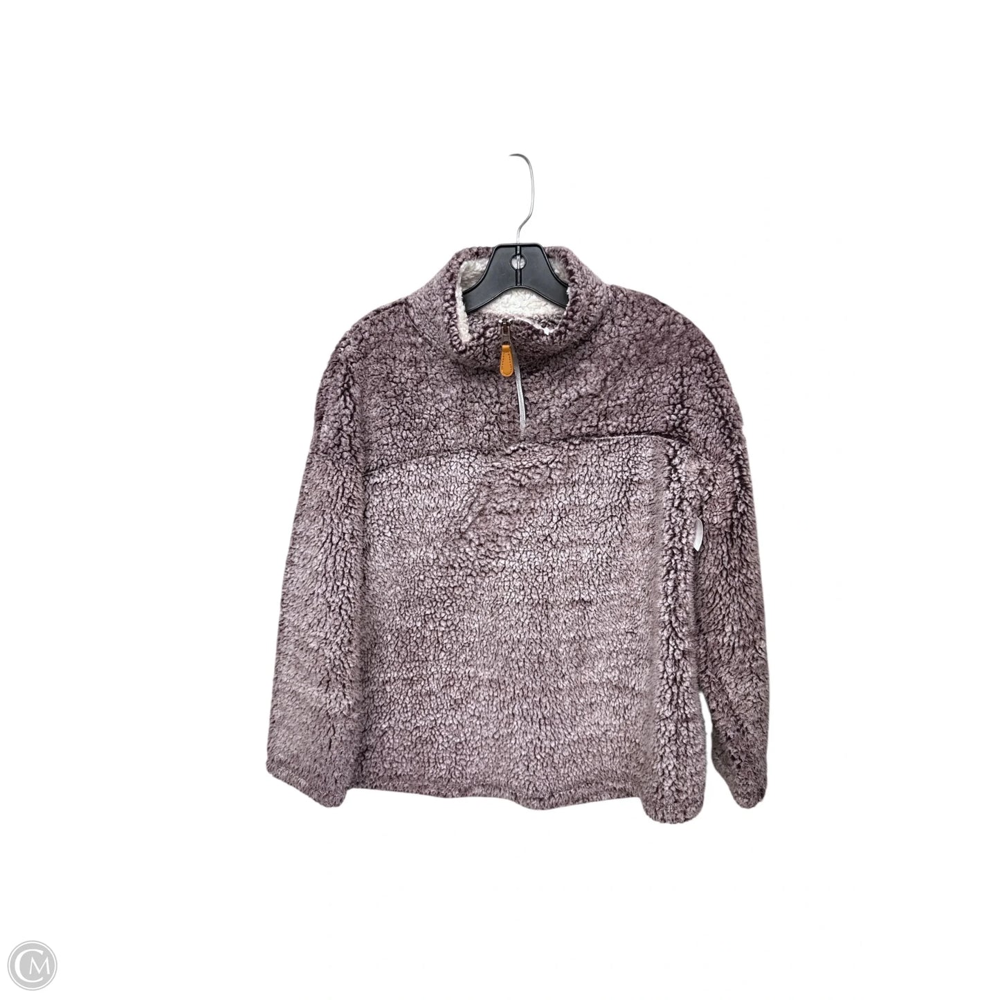 Jacket Faux Fur & Sherpa By Poof In Purple, Size: S