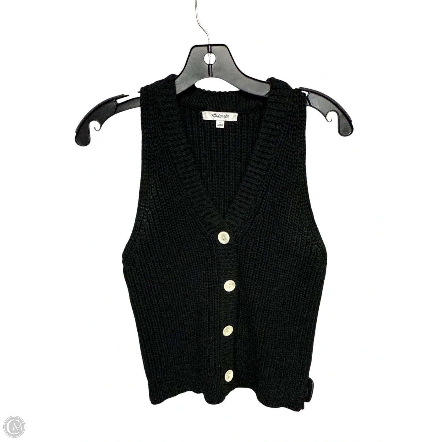 Vest Sweater By Madewell In Black, Size: S