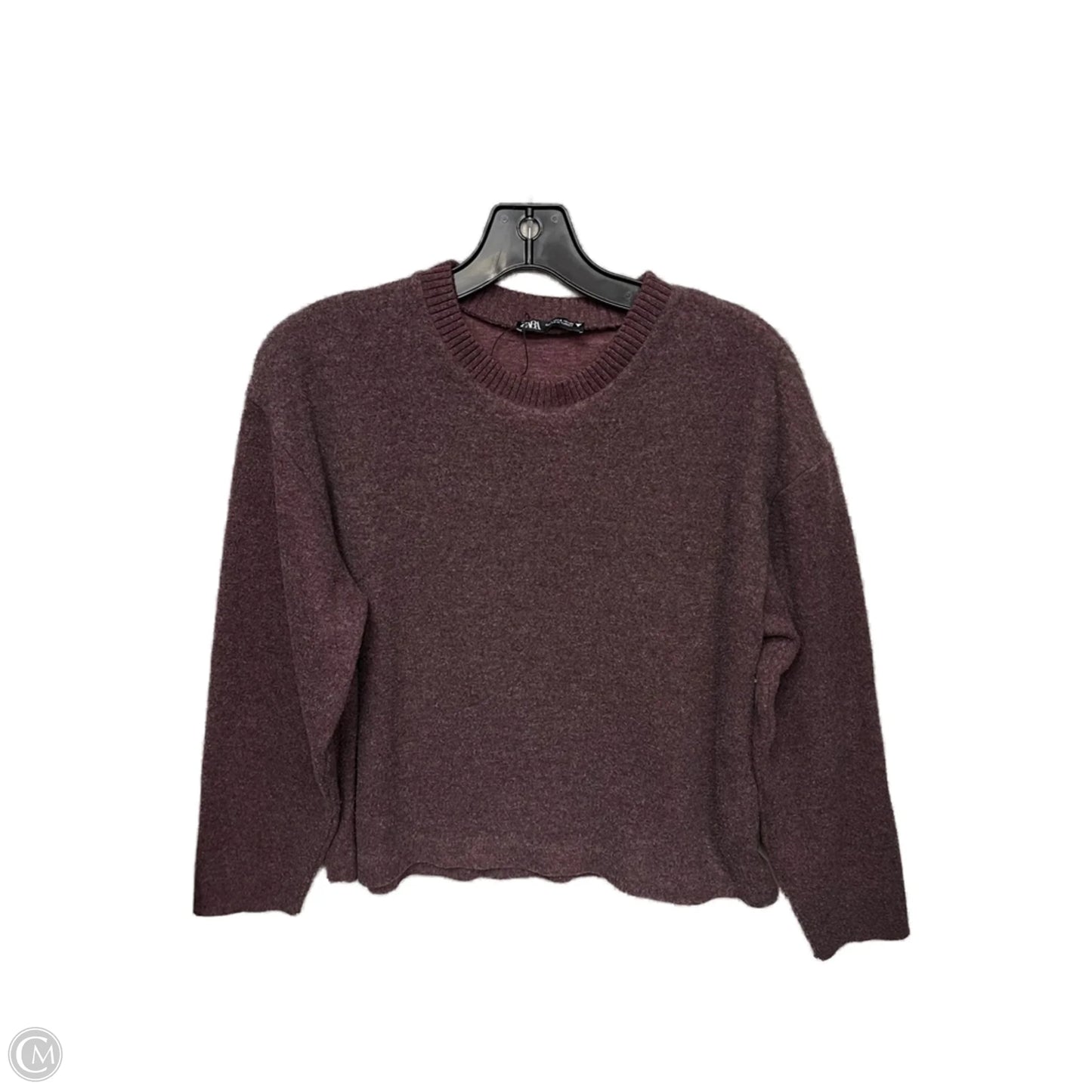 Sweater By Zara In Maroon, Size: S
