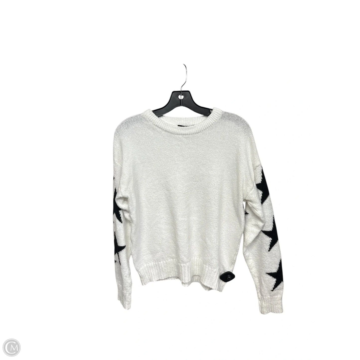 Sweater By Shein In Black & White, Size: M