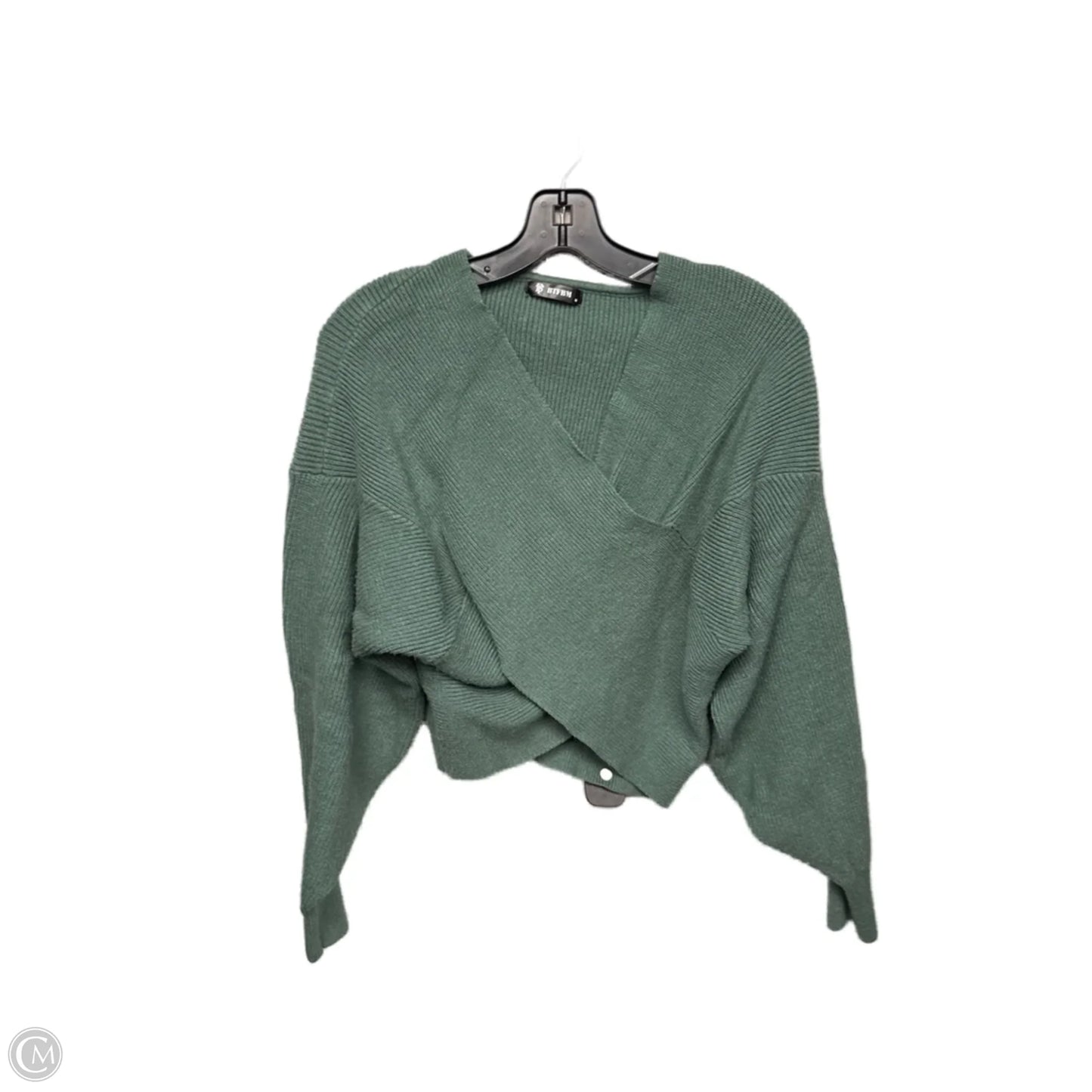 Sweater By Clothes Mentor In Green, Size: M