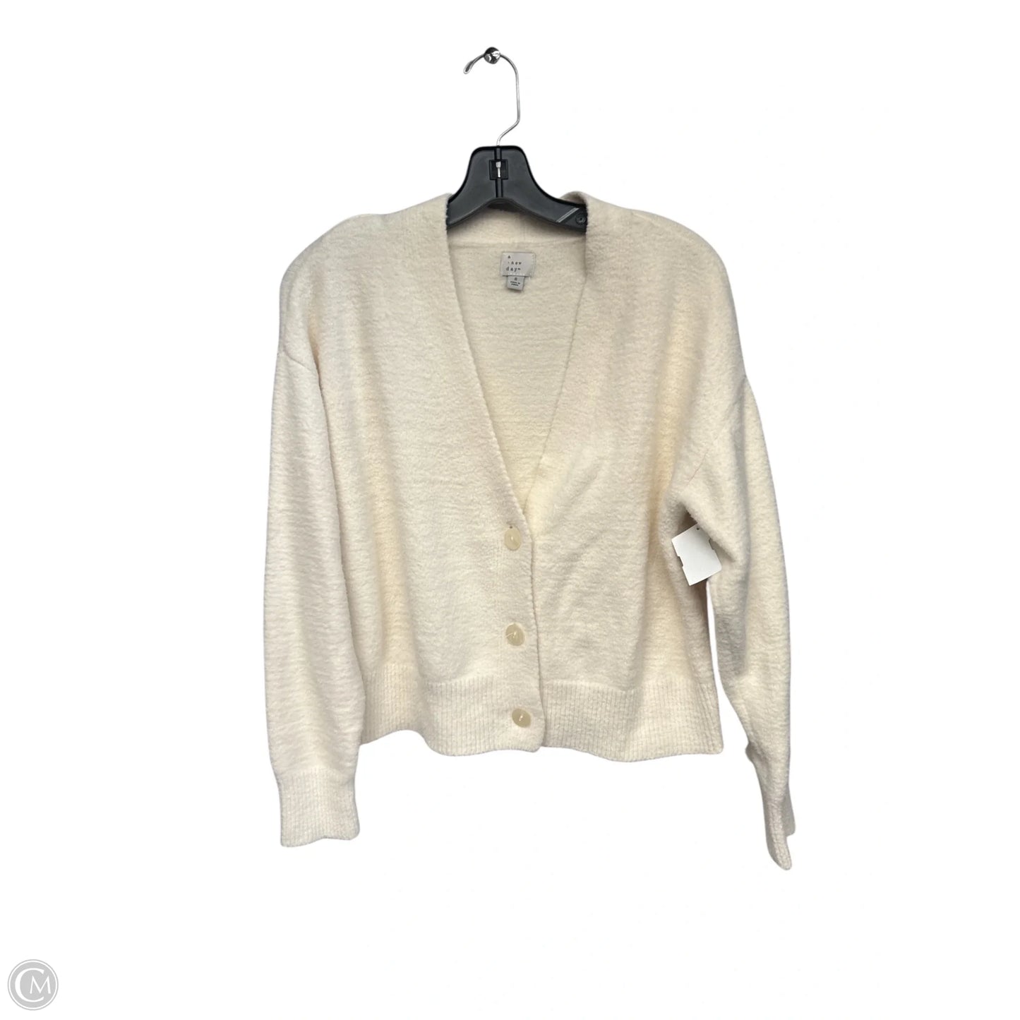 Cardigan By A New Day In Cream, Size: S