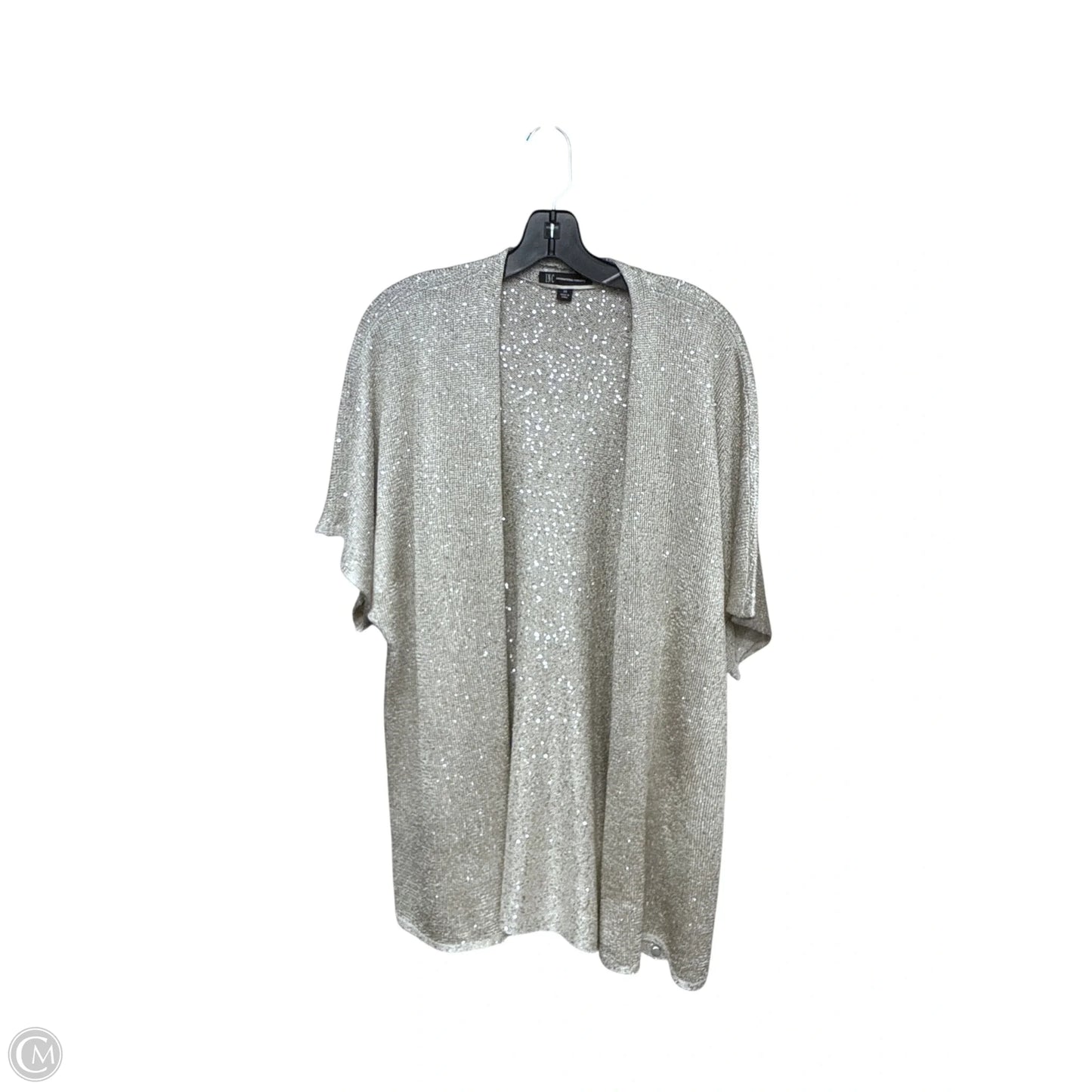 Cardigan By Inc In Silver, Size: 2x