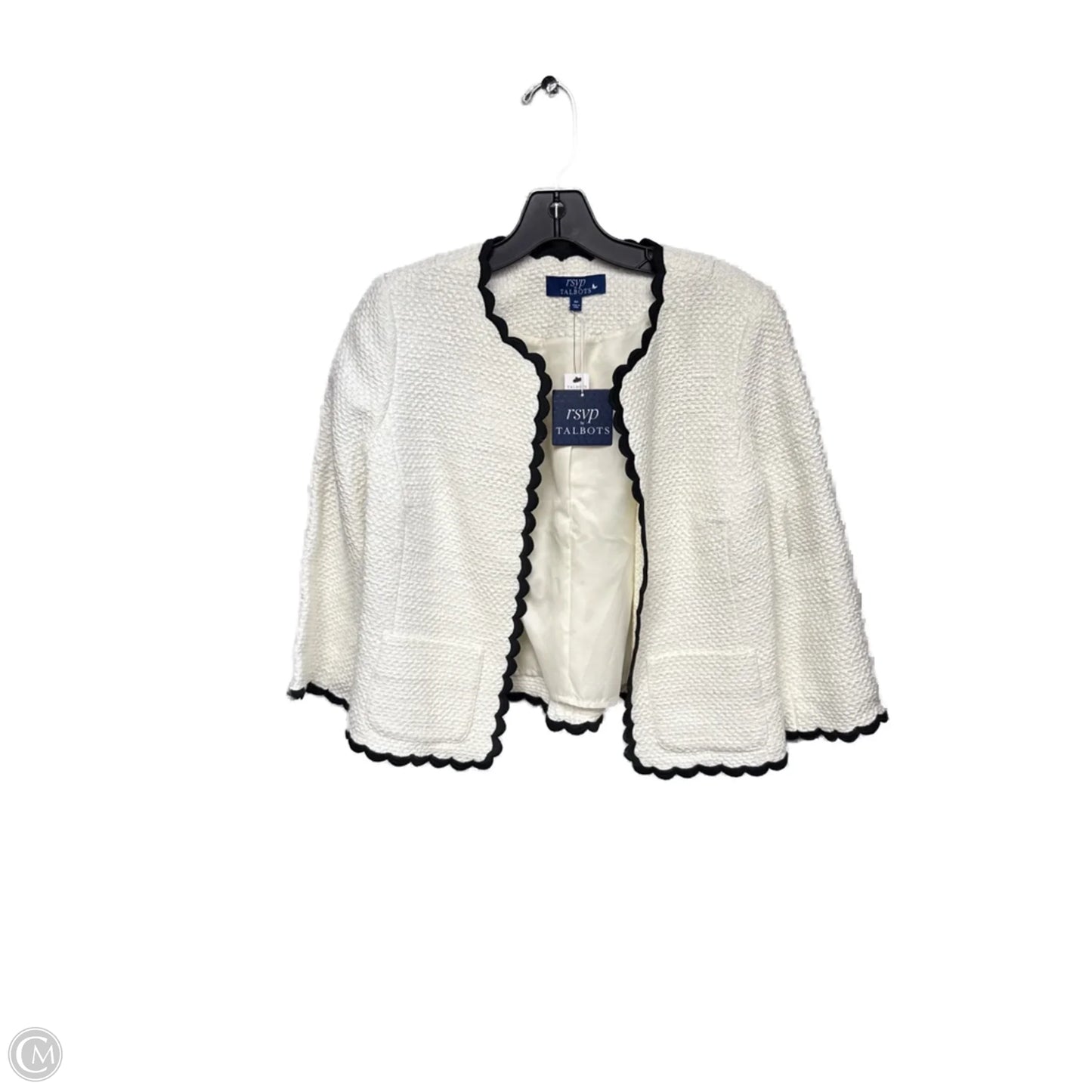 Blazer By Talbots In White, Size: 6p