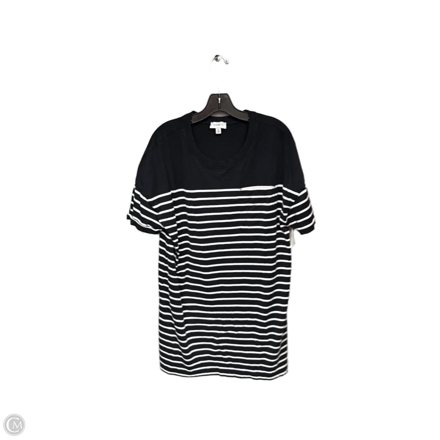 Dress Casual Midi By Evereve In Striped Pattern, Size: Xl