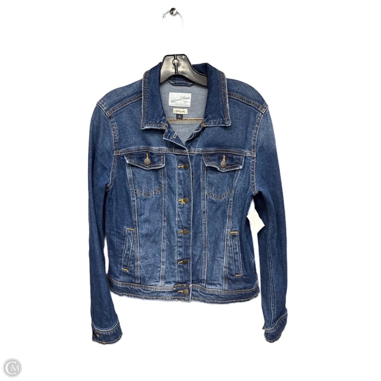 Jacket Denim By Universal Thread In Blue Denim, Size: M