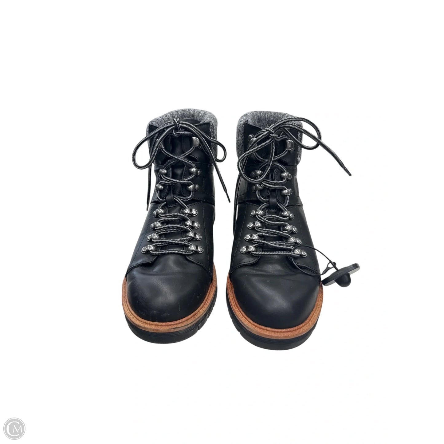 Boots Combat By Mia In Black, Size: 8.5