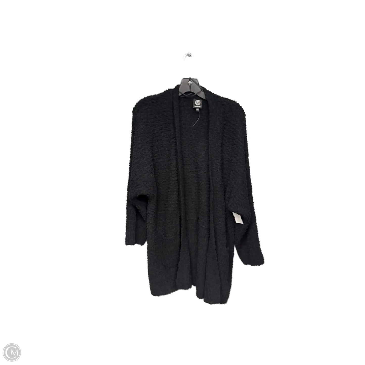 Sweater Cardigan By Bobeau In Black, Size: L