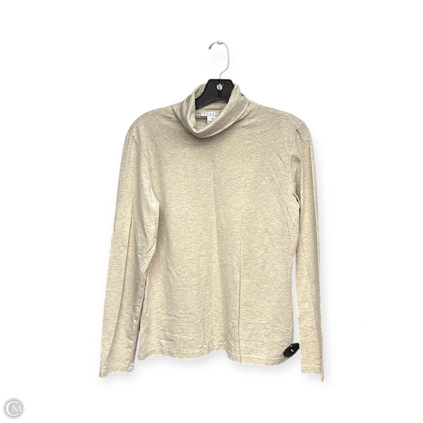 Top Long Sleeve By Tweeds In Beige, Size: M