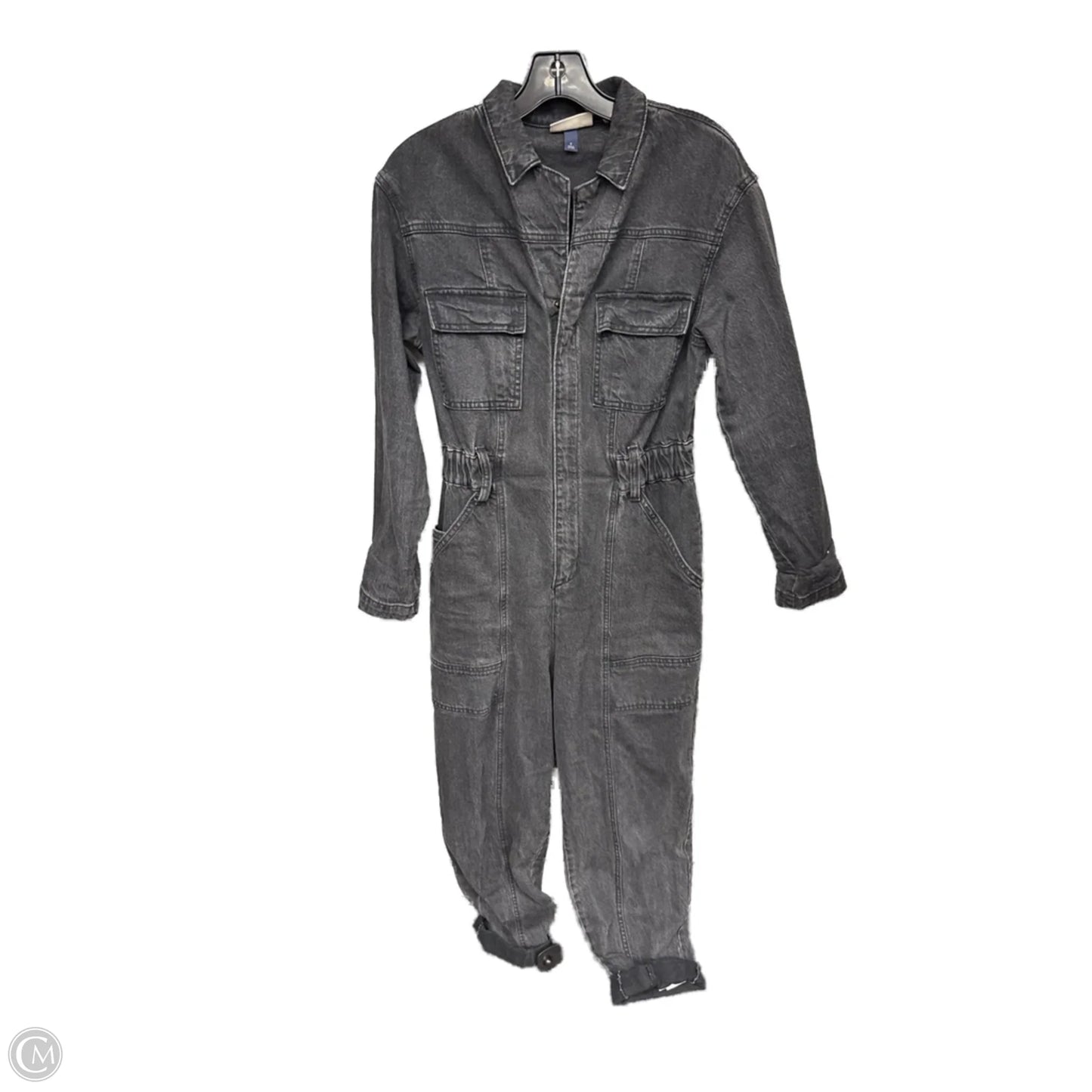 Jumpsuit By Universal Thread In Black Denim, Size: 4
