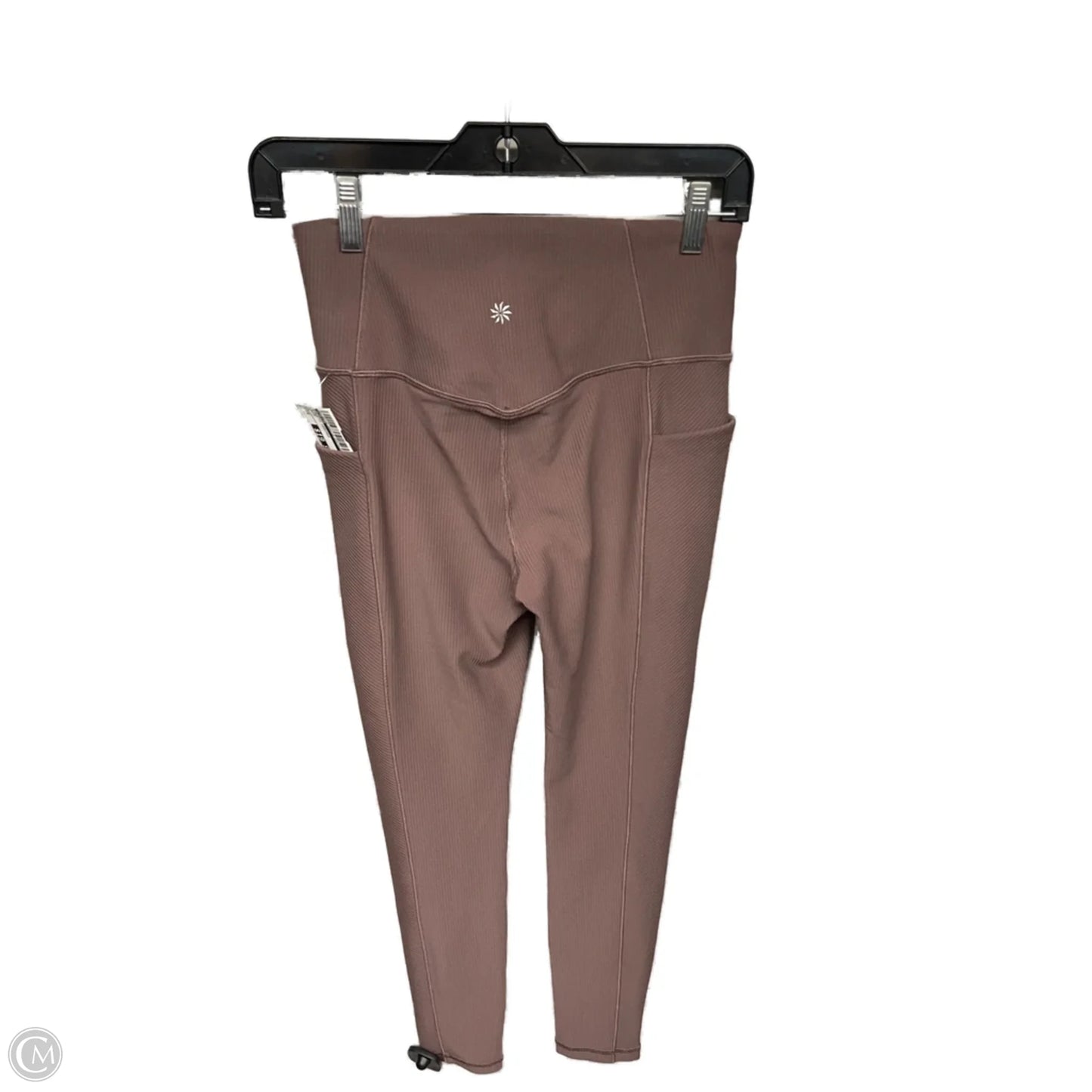 Athletic Leggings By Athleta In Brown, Size: S