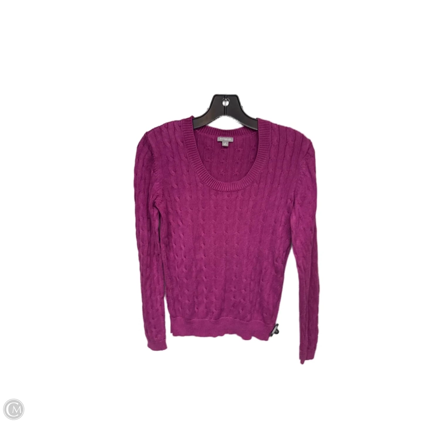 Sweater By Ann Taylor In Purple, Size: S