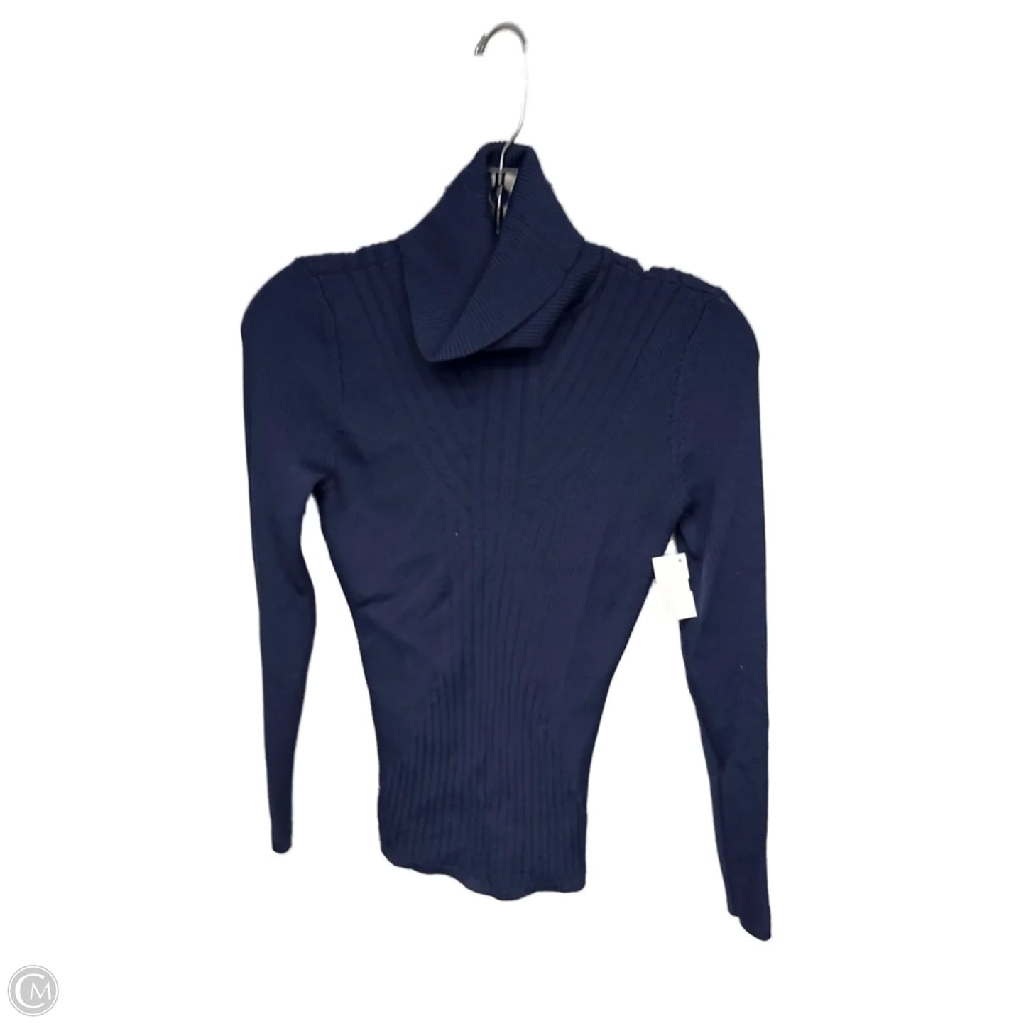 Top Long Sleeve By White House Black Market In Navy, Size: M