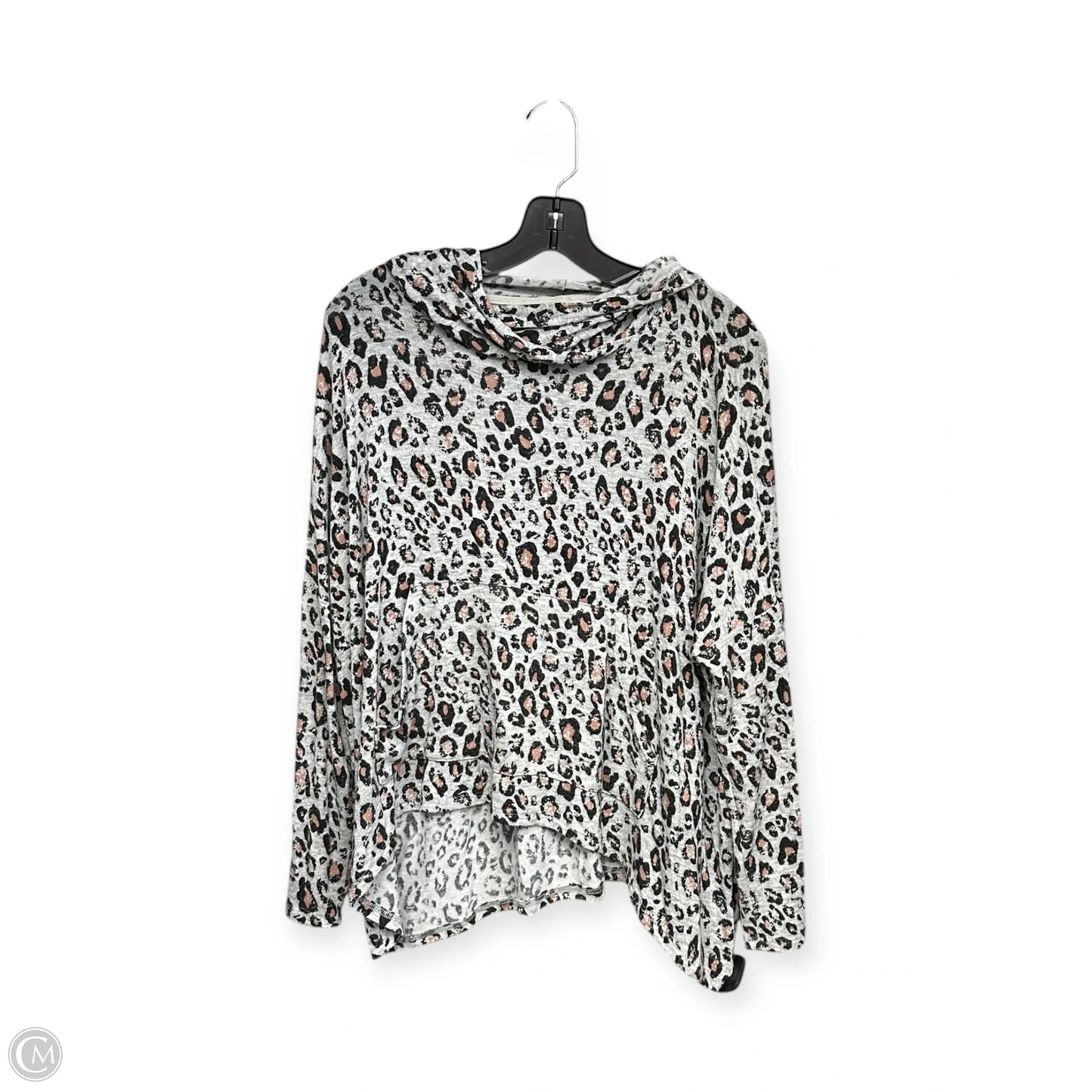 Top Long Sleeve By Sundry In Animal Print, Size: M