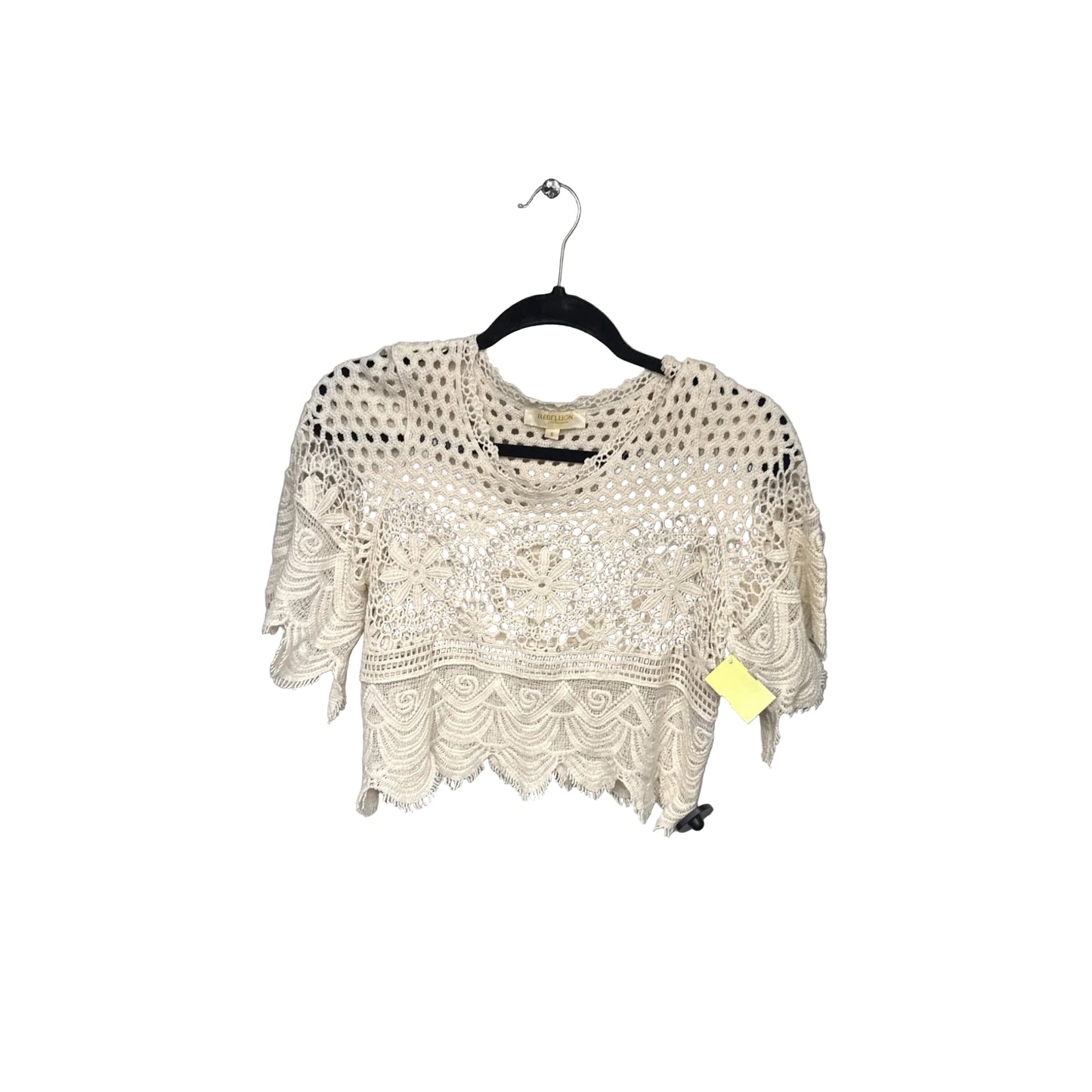 Sweater By Rebellion In Cream, Size: S