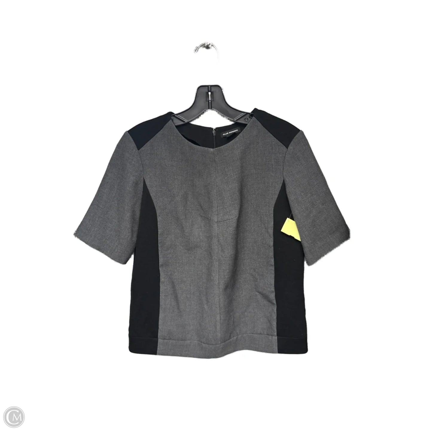Top Short Sleeve By Club Monaco In Grey, Size: S