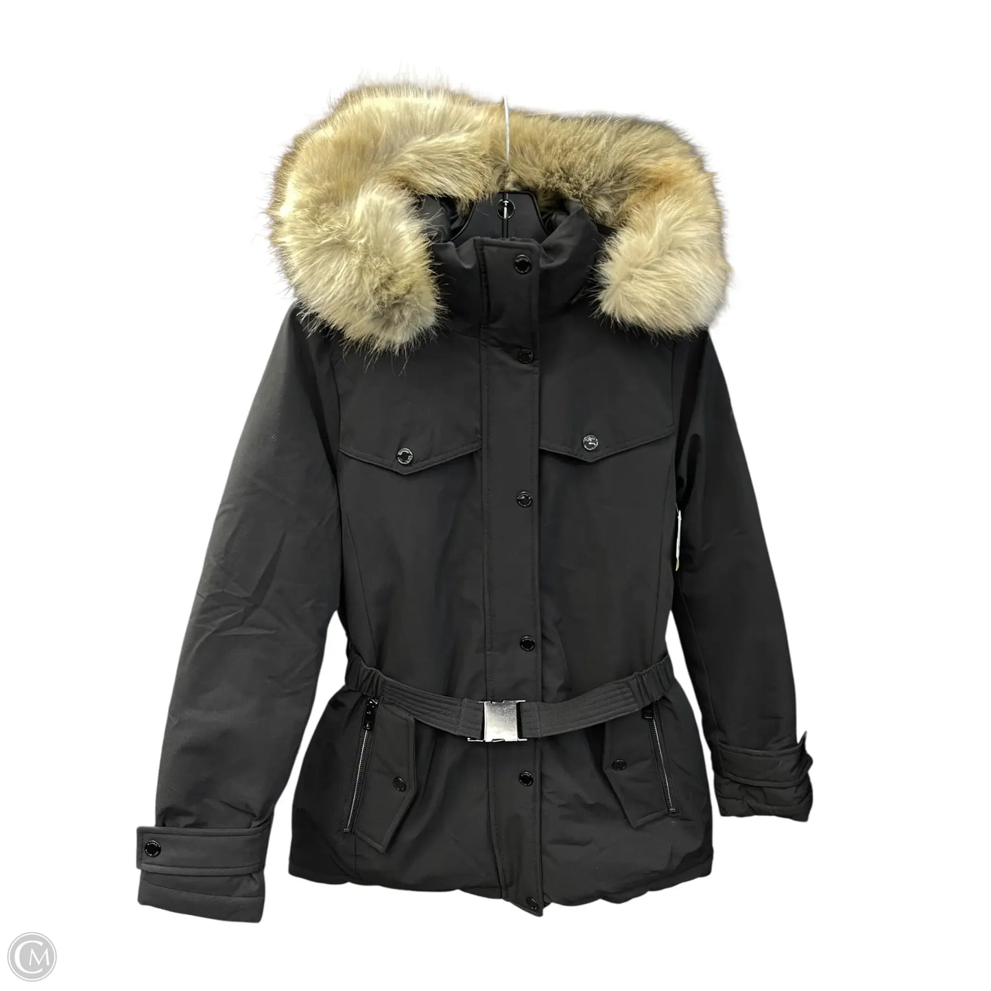 Coat Parka By Michael By Michael Kors In Black, Size: S