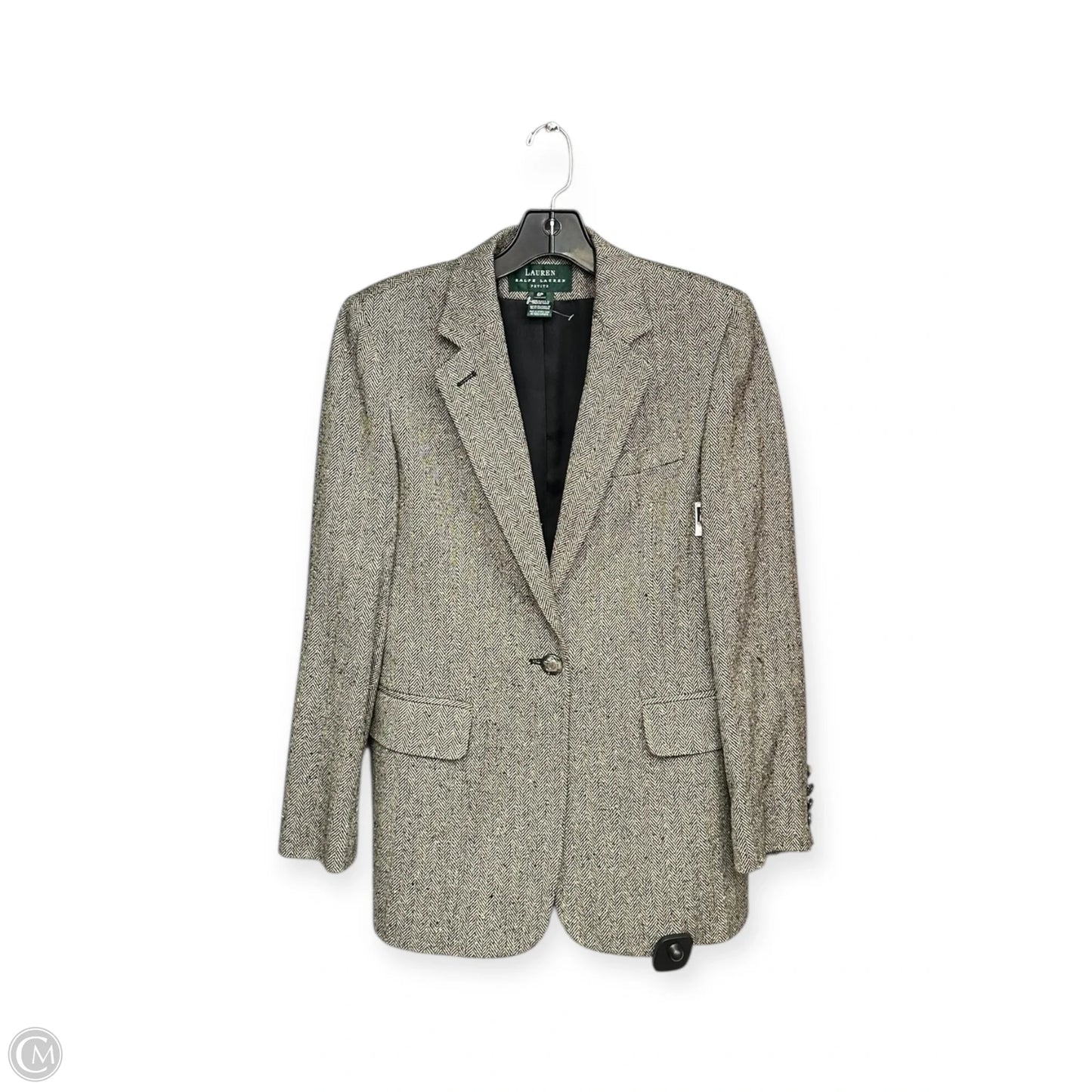 Blazer By Lauren By Ralph Lauren In Tan, Size: 6p