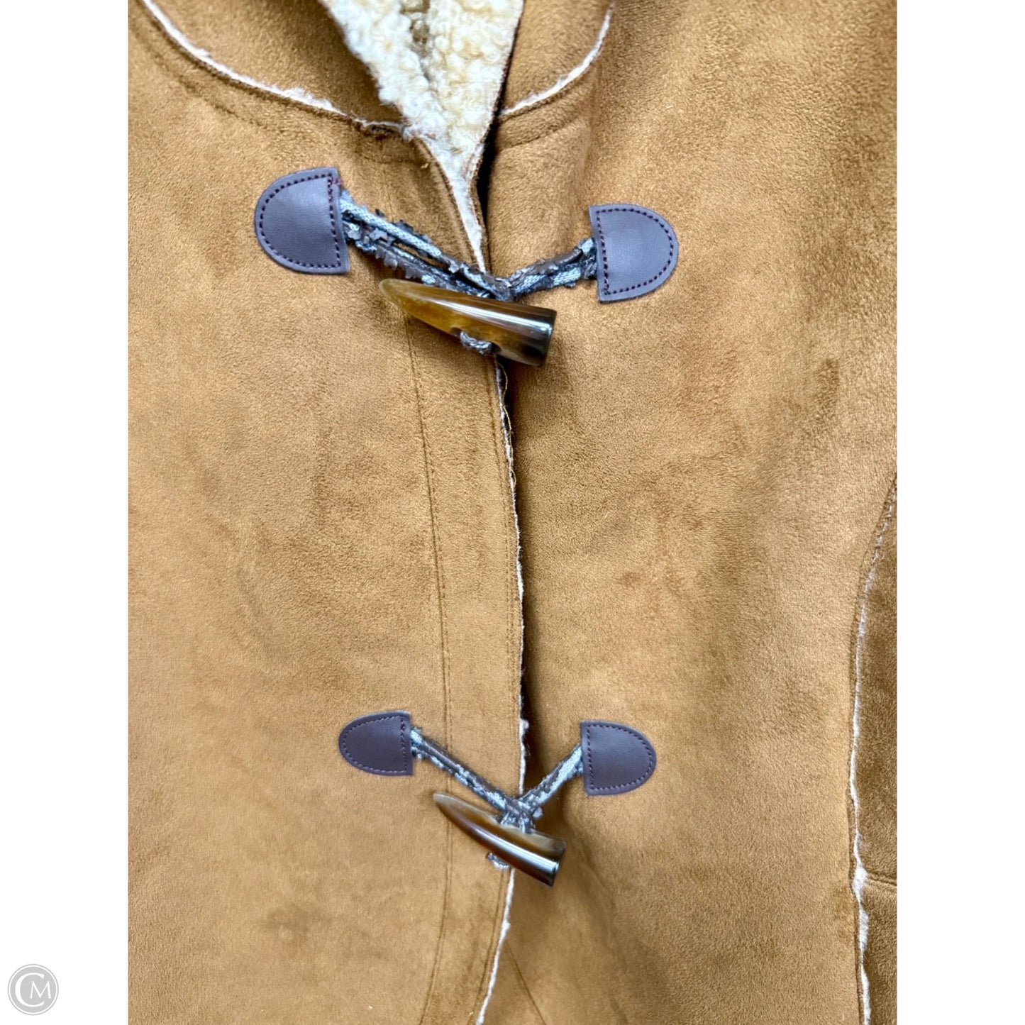 Coat Other By Anthropologie In Brown & Cream, Size: 10