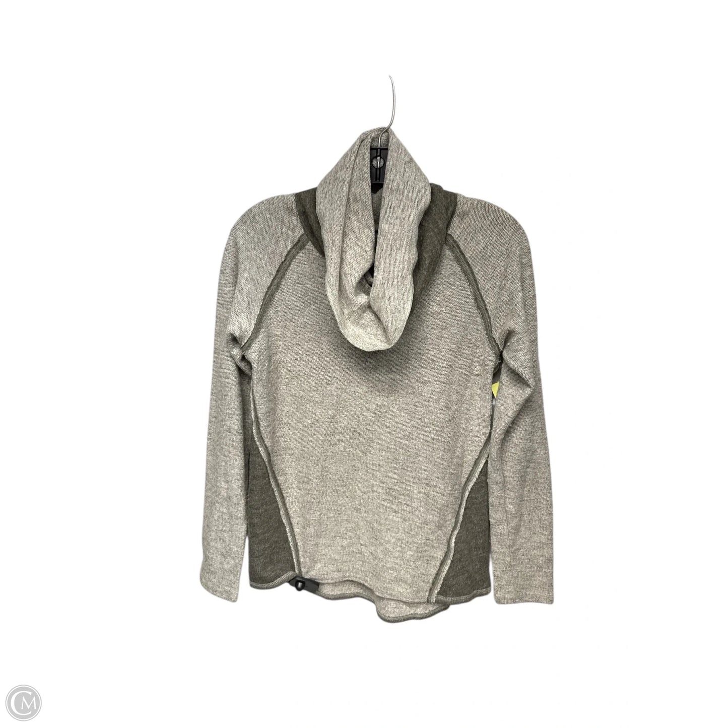 Top Long Sleeve By Kuhl In Green & Grey, Size: S