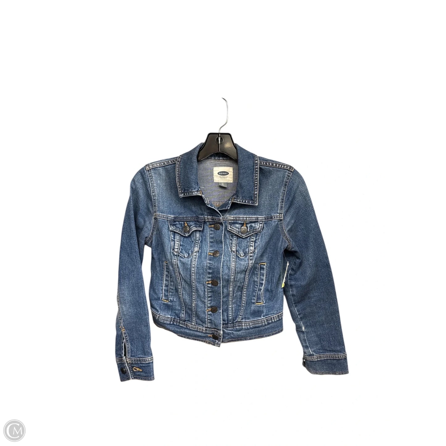 Jacket Denim By Old Navy In Blue Denim, Size: Xs