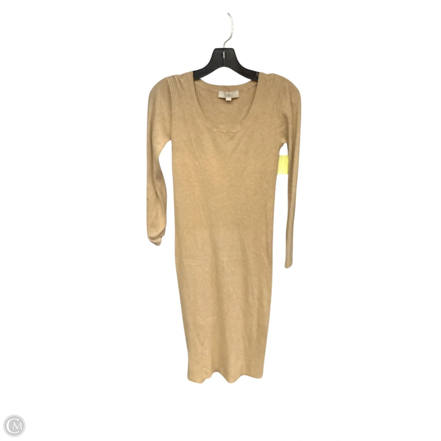 Dress Sweater By Loft In Tan, Size: S