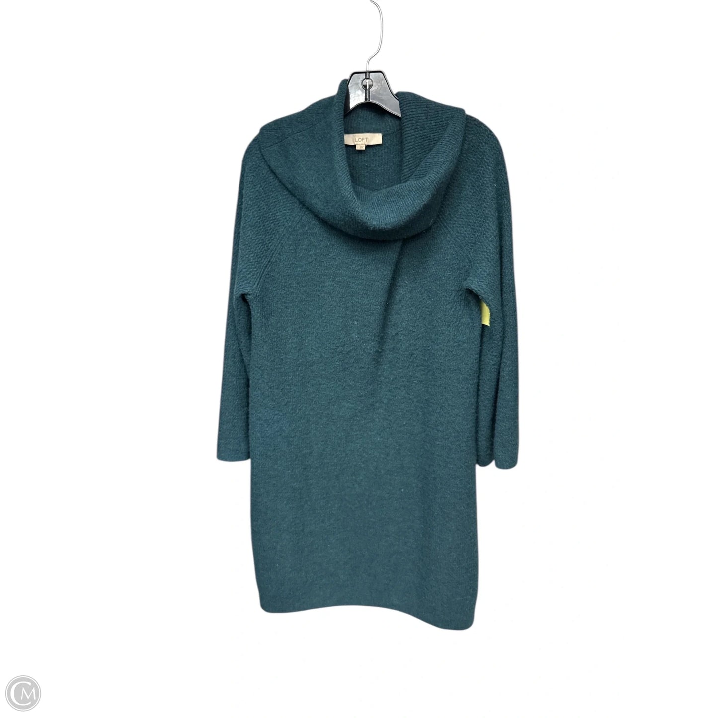 Dress Sweater By Loft In Teal, Size: L