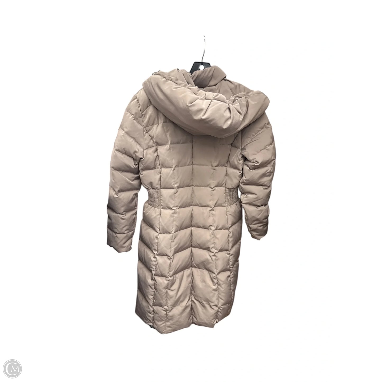 Coat Parka By Cole-haan In Tan, Size: M