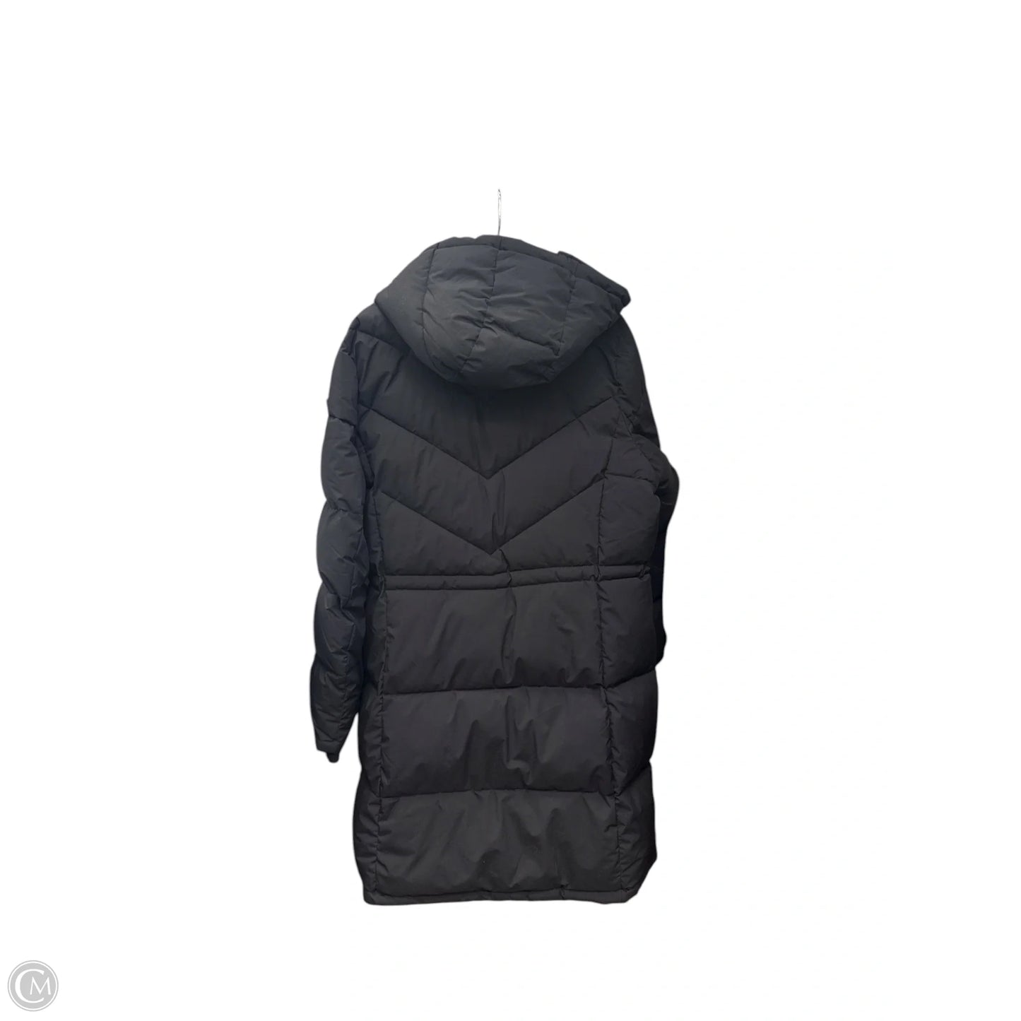 Coat Parka By Calvin Klein In Black, Size: L
