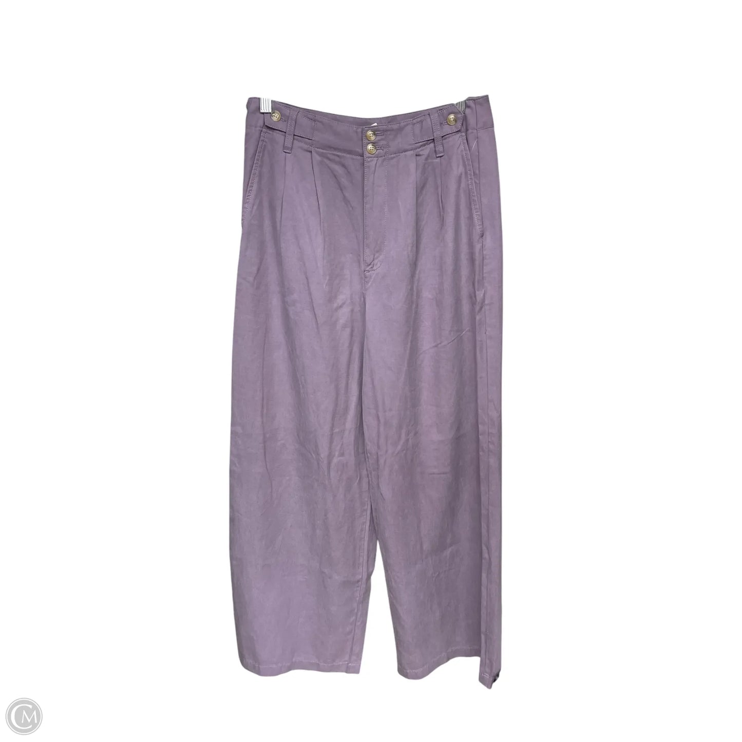 Pants Wide Leg By Madewell In Purple, Size: 4