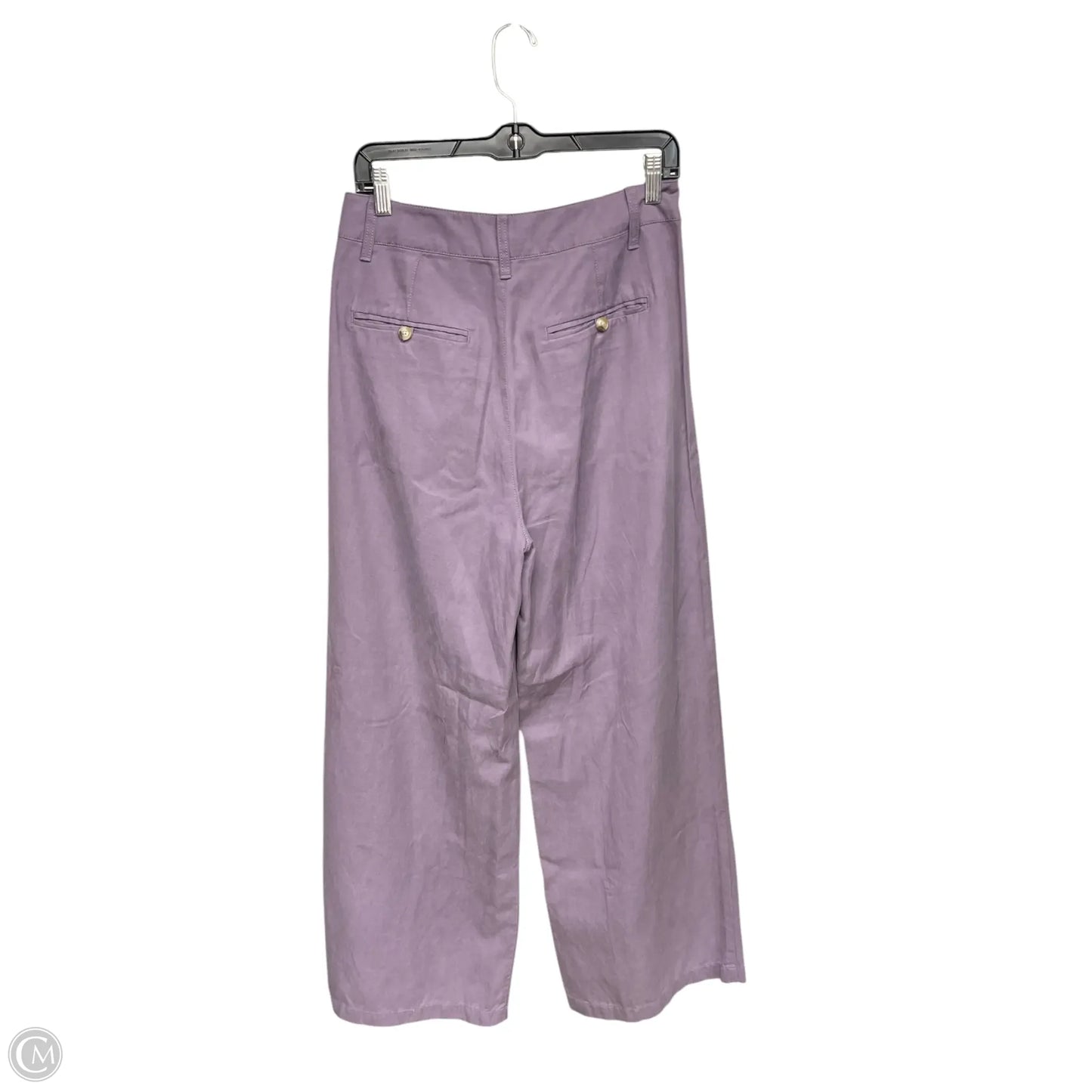 Pants Wide Leg By Madewell In Purple, Size: 4