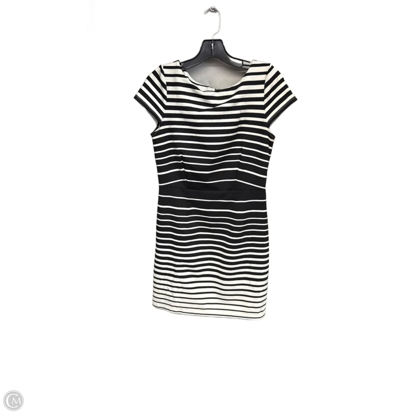 Dress Casual Midi By Loft In Striped Pattern, Size: 2