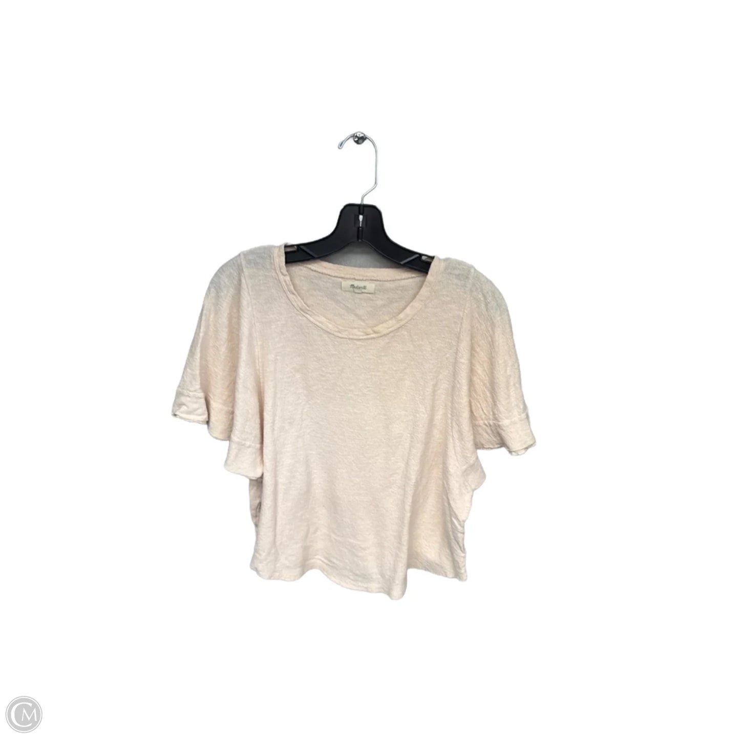 Top Short Sleeve By Madewell In Pink, Size: M