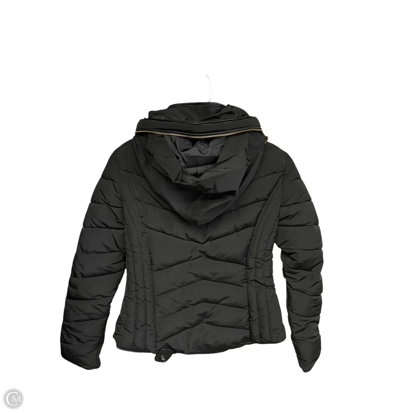 Coat Puffer & Quilted By Zara In Black, Size: M