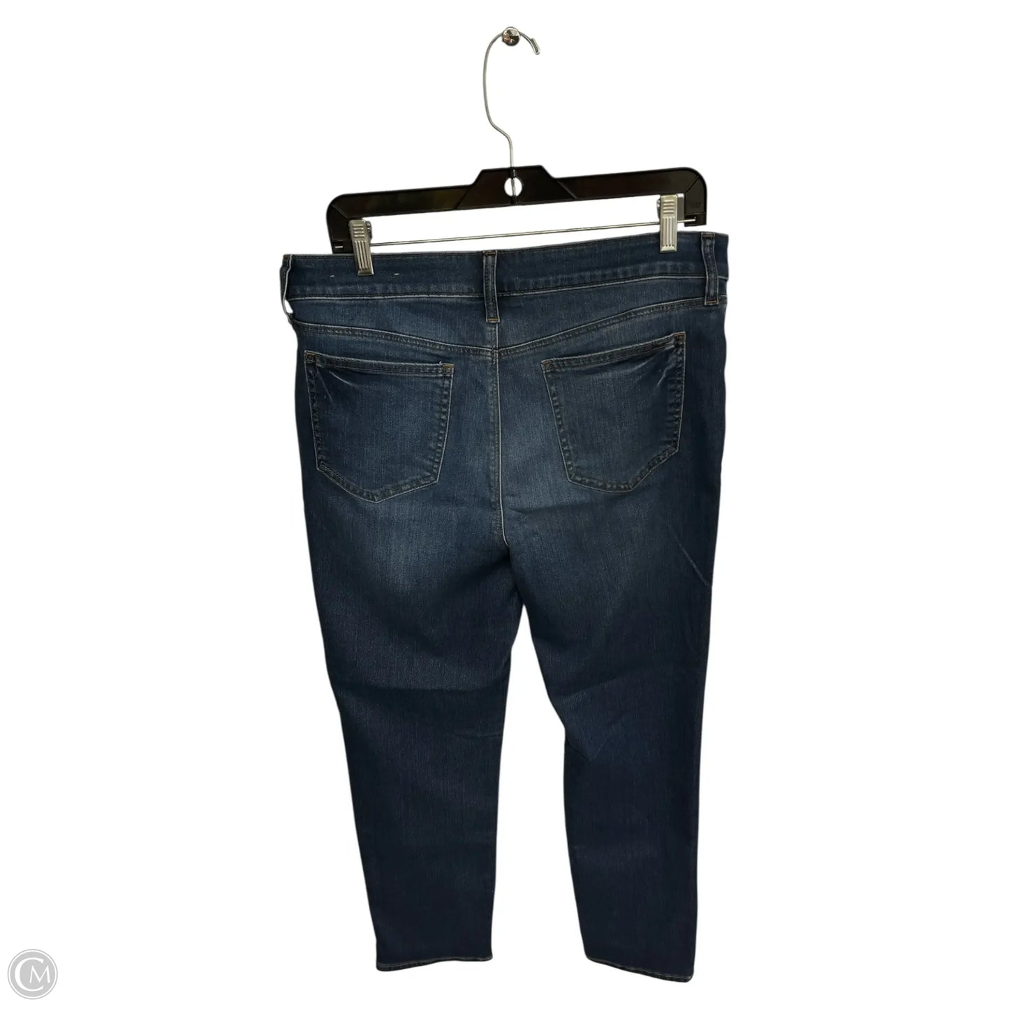 Jeans Straight By Chicos In Blue Denim, Size: 12