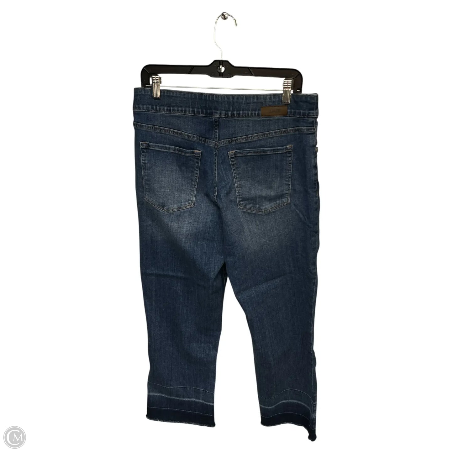 Jeans Cropped By Jag In Blue Denim, Size: 12
