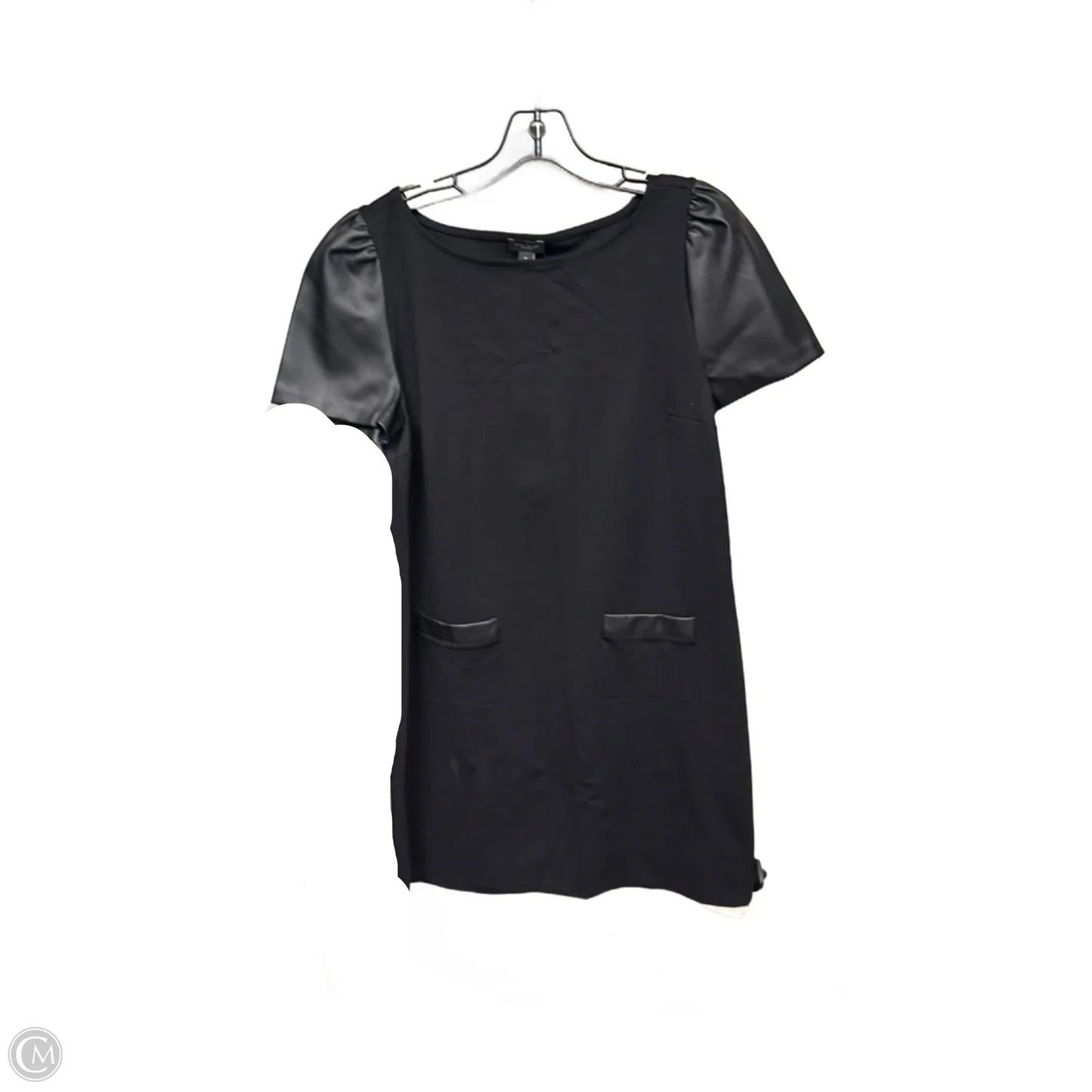 Dress Casual Midi By Ann Taylor In Black, Size: M