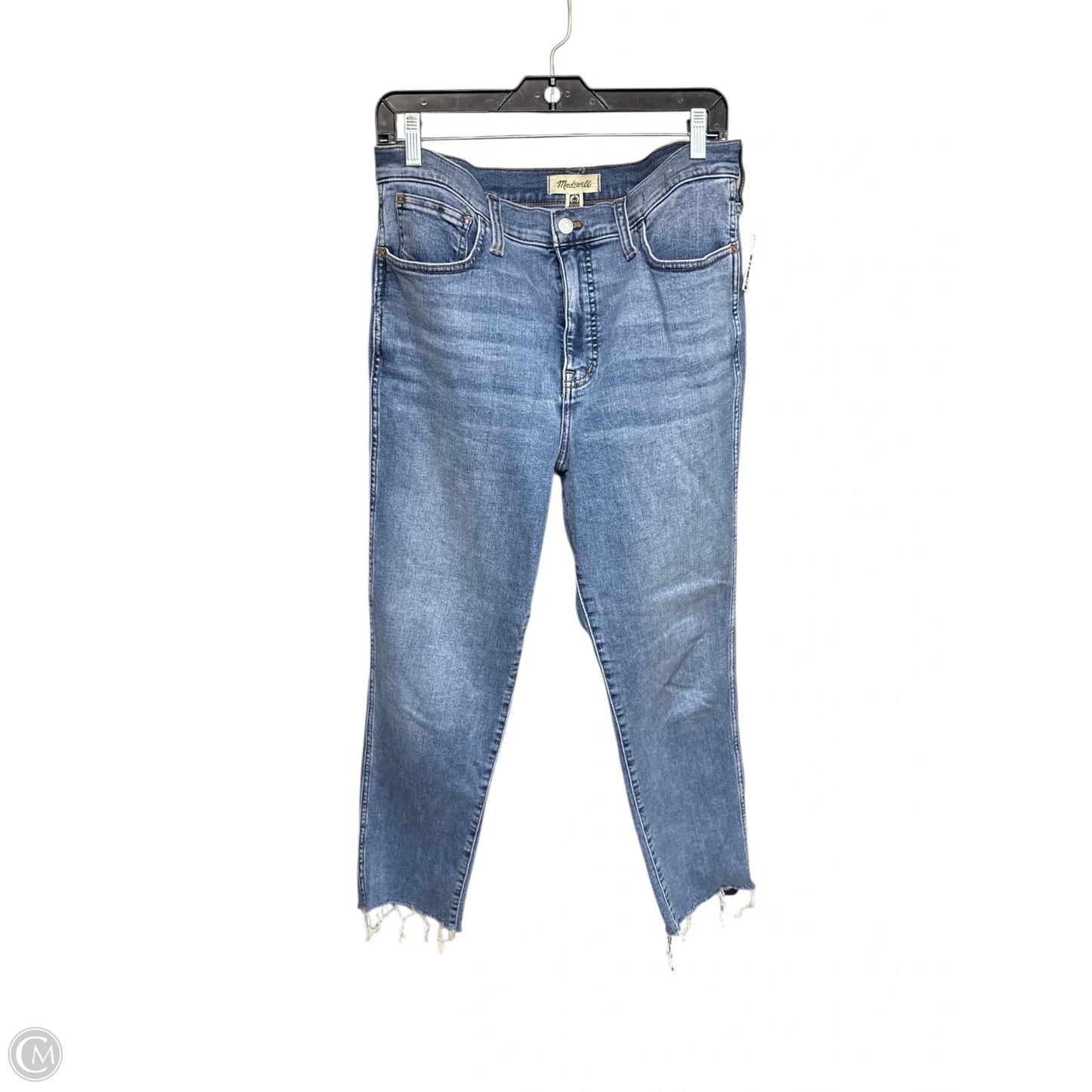 Jeans Straight By Madewell in Blue Denim, Size: 12